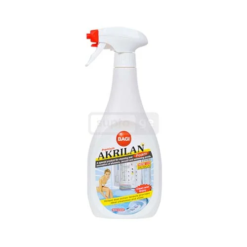 Bagi 'Akrilan' bathroom cleaner spray foam 750ml 